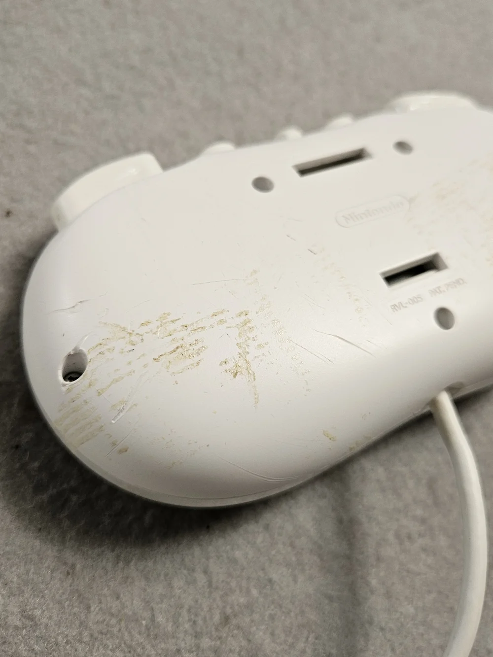 Nintendo Wii Classic Controller White RVL005 OEM Untested